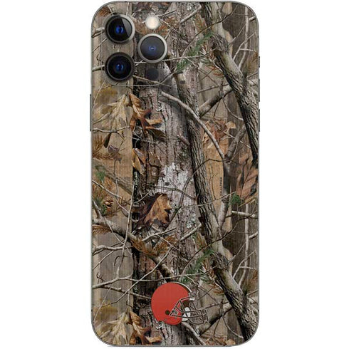 NFL Cleveland Browns Realtree AP Camo iPhone 12 Pro Skin